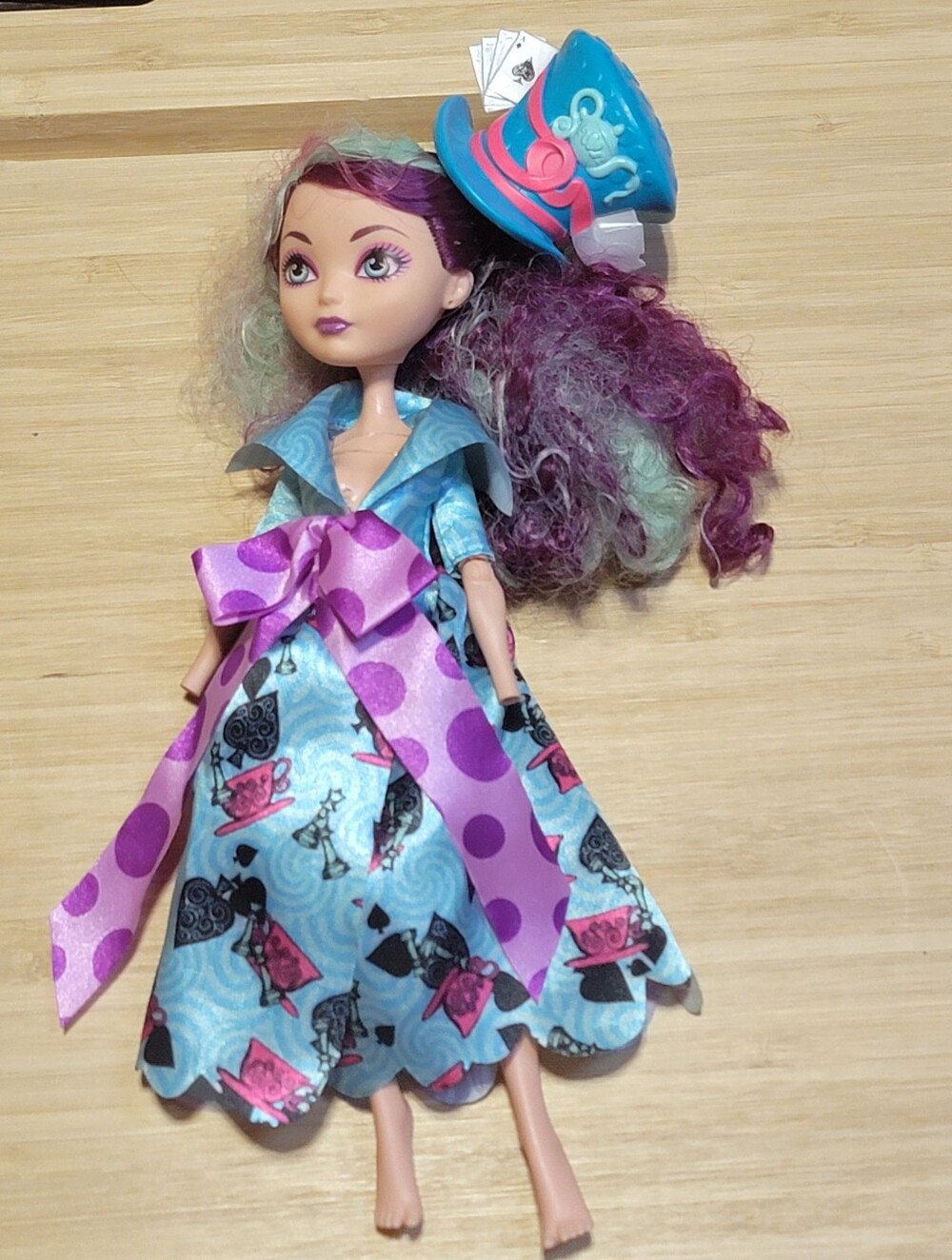 Retired! Ever After High Way Too Wonderland Madeline Hatter Girl Doll
